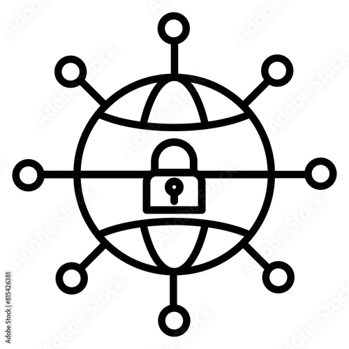 Private vector icon. Can be used for Human Rights iconset.