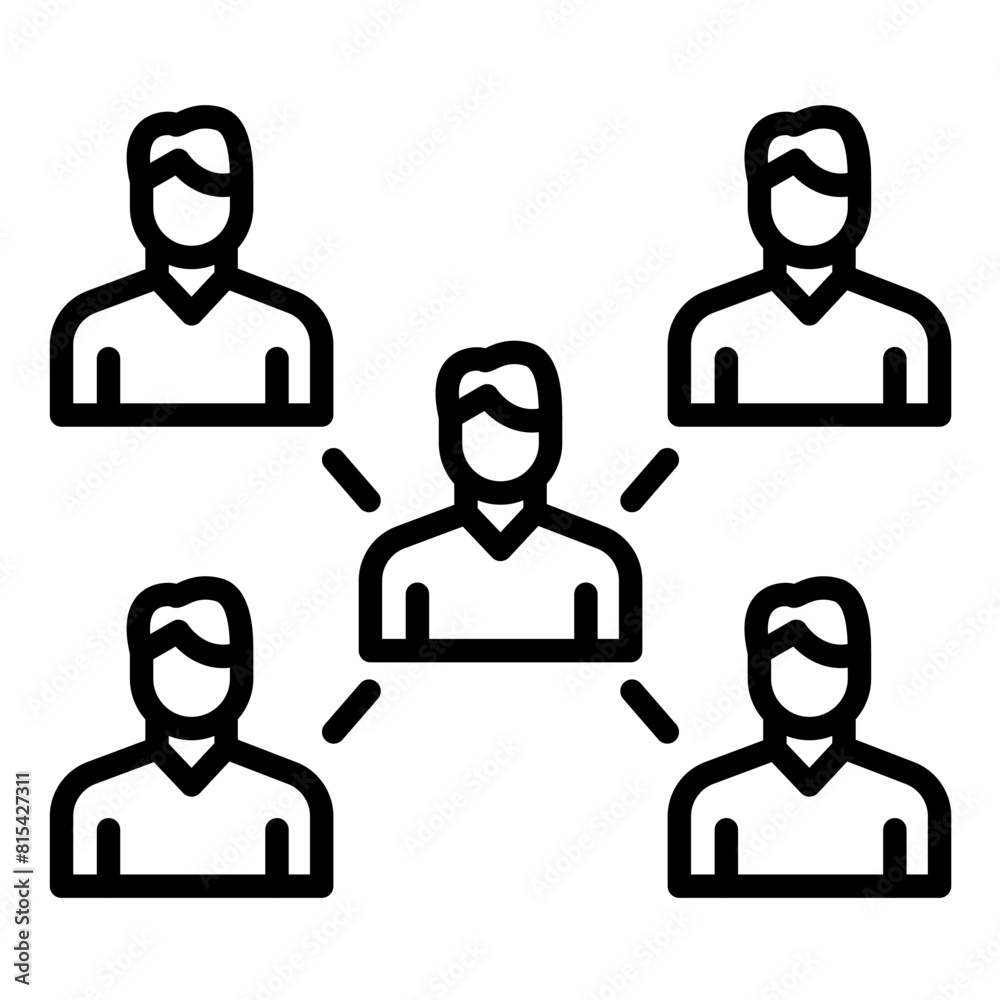 Unity vector icon. Can be used for Teamwork iconset. Unity vector icon. Can be used for Teamwork iconset.