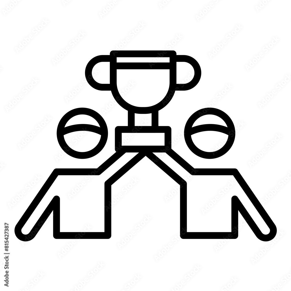 Joint Success vector icon. Can be used for Teamwork iconset. Joint Success vector icon. Can be used for Teamwork iconset.