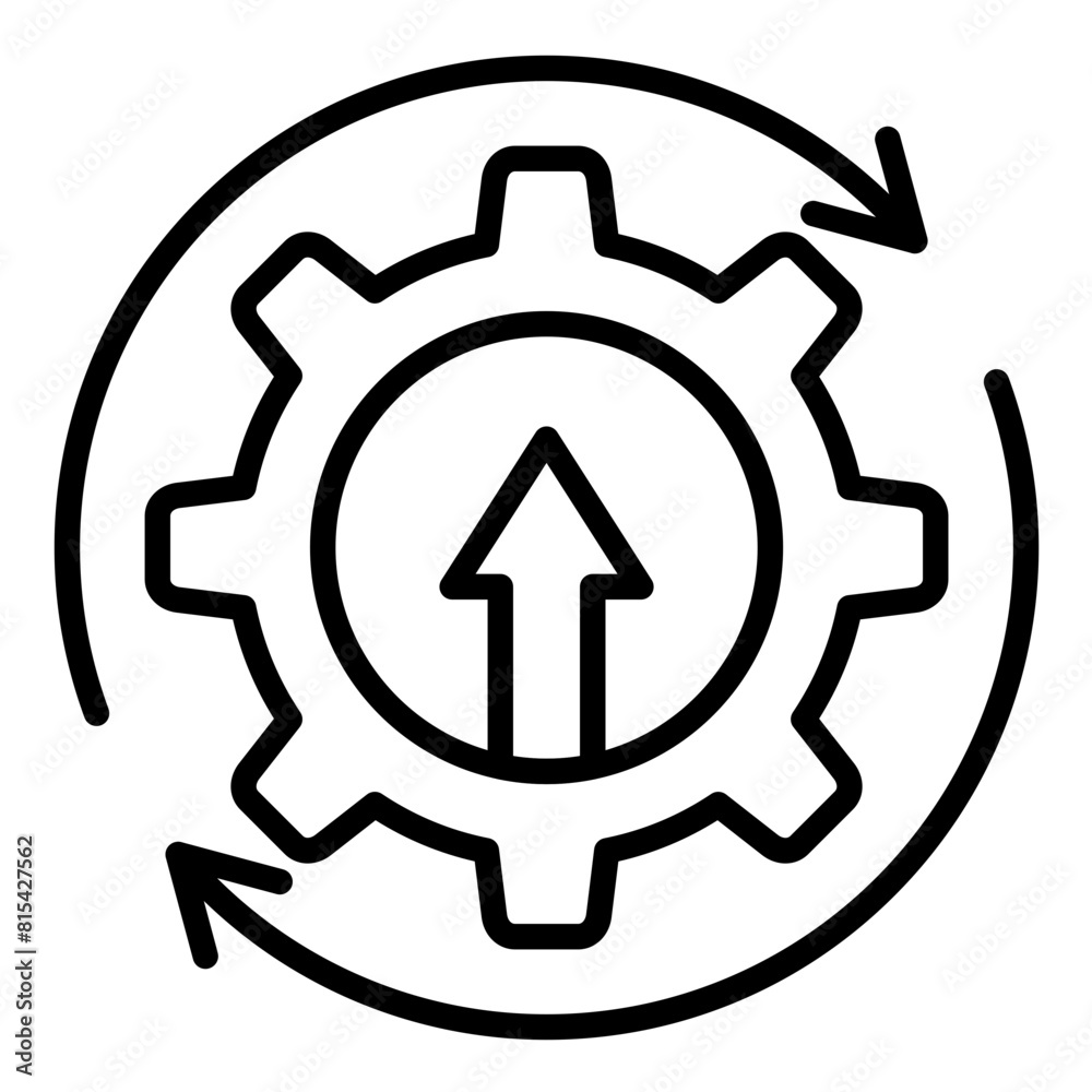 Continuous Improvement vector icon. Can be used for Core Values iconset. Continuous Improvement vector icon. Can be used for Core Values iconset.