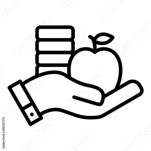 Altruism vector icon. Can be used for Core Values iconset.