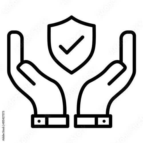 Dependability vector icon. Can be used for Core Values iconset.