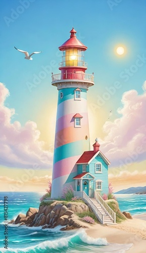 Whimsical lighthouse
