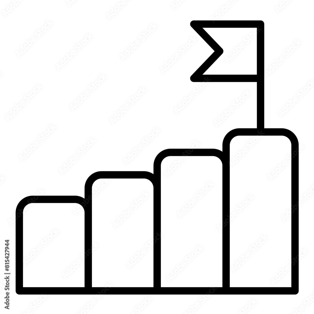 Achievement vector icon. Can be used for Personal Growth iconset. Achievement vector icon. Can be used for Personal Growth iconset.