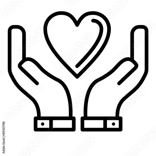 Respect vector icon. Can be used for Core Values iconset.