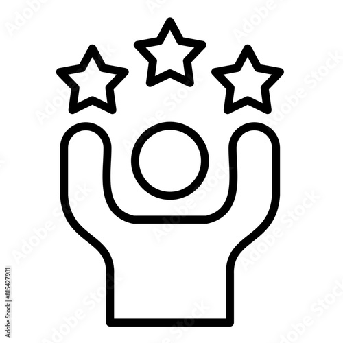 Confidence vector icon. Can be used for Personal Growth iconset.