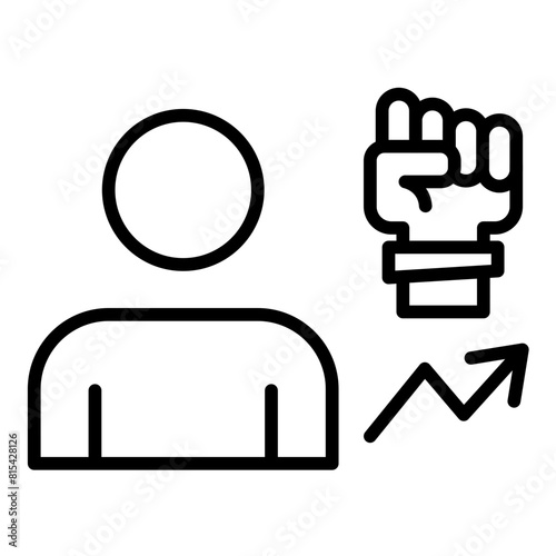 Motivation vector icon. Can be used for Personal Growth iconset.