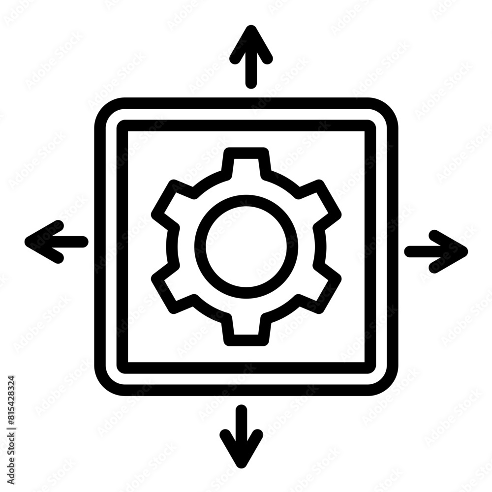 Scope Creep vector icon. Can be used for Project Assesment iconset. Scope Creep vector icon. Can be used for Project Assesment iconset.
