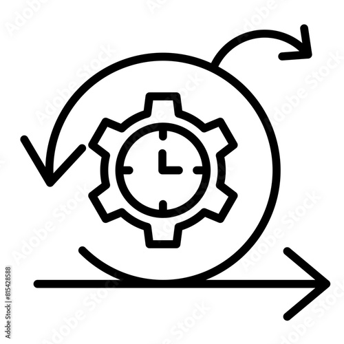 Agile Methodology vector icon. Can be used for Project Assesment iconset.