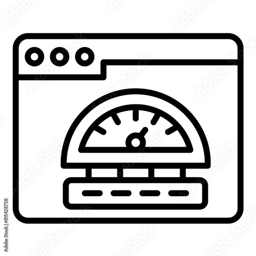 Velocity vector icon. Can be used for Project Assesment iconset.