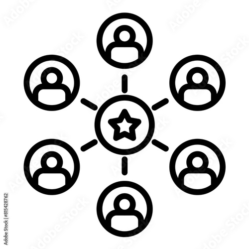 Employee Engagement vector icon. Can be used for Charity iconset.