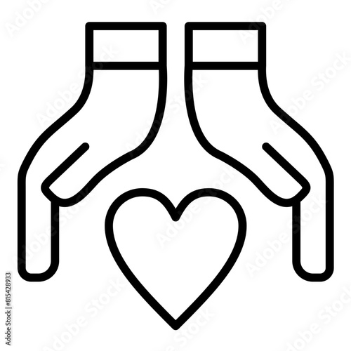 Kind Acts vector icon. Can be used for Charity iconset.