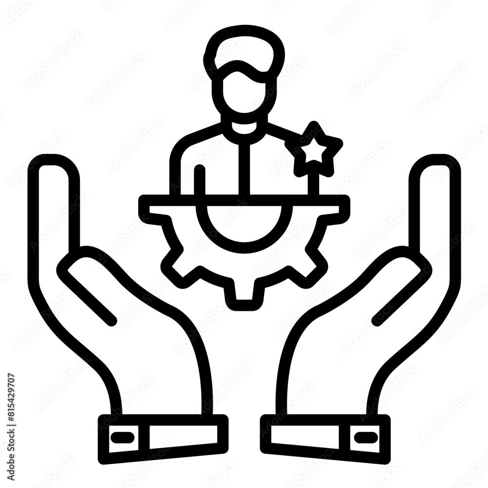 Talent Management vector icon. Can be used for Business Performance iconset. Talent Management vector icon. Can be used for Business Performance iconset.