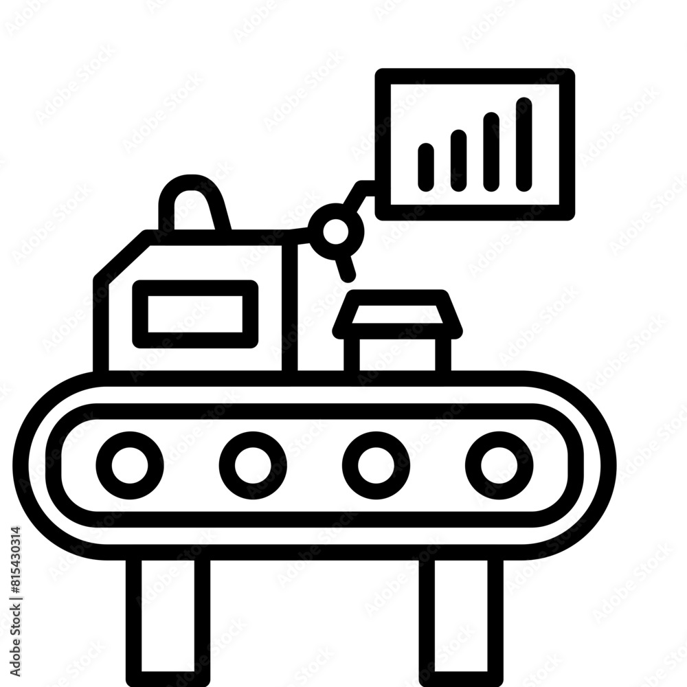 Lean Manufacturing vector icon. Can be used for Mass Production iconset. Lean Manufacturing vector icon. Can be used for Mass Production iconset.