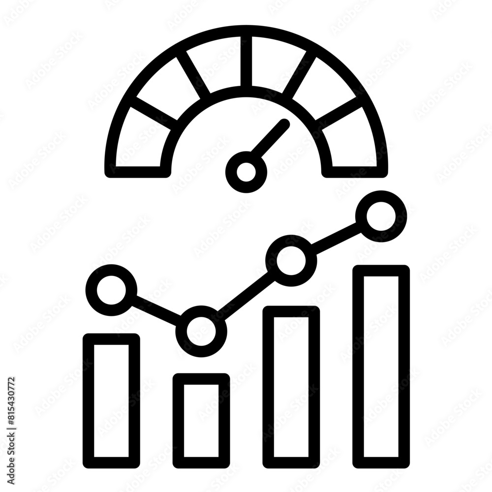 KPI vector icon. Can be used for Action Plan iconset. KPI vector icon. Can be used for Action Plan iconset.