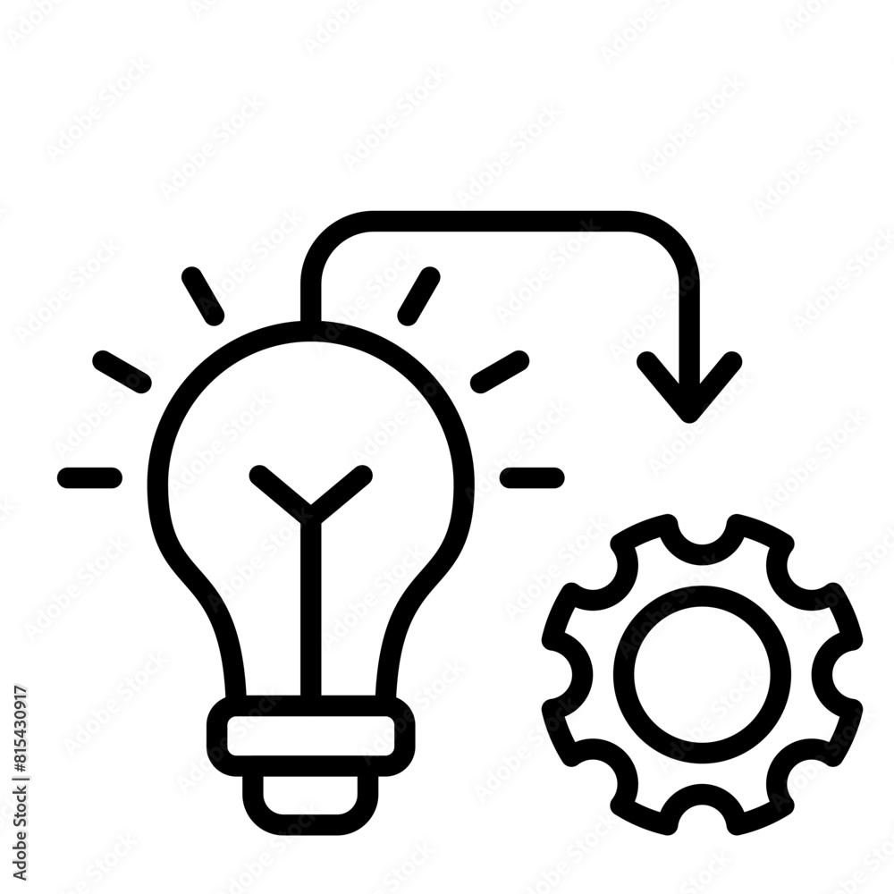 Implementation vector icon. Can be used for Action Plan iconset. Implementation vector icon. Can be used for Action Plan iconset.