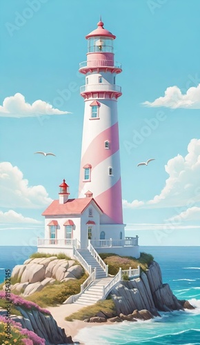 Whimsical lighthouse 