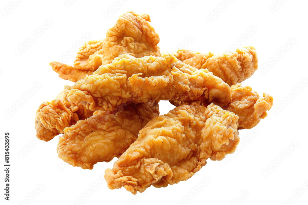 Chicken tender isolated on transparent background Chicken tender isolated on transparent background