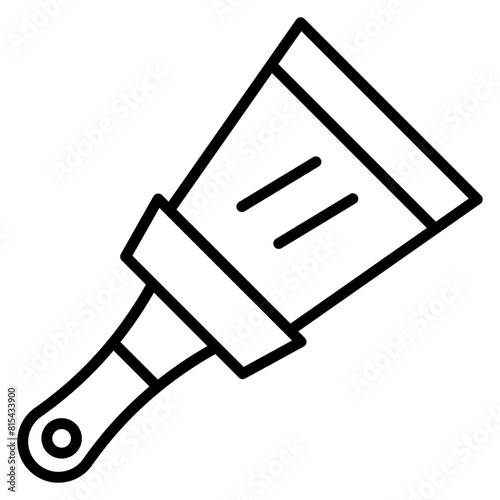 Putty Knife vector icon. Can be used for Home Improvements iconset.