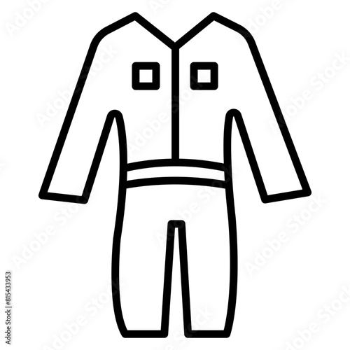 Coveralls vector icon. Can be used for Home Improvements iconset.