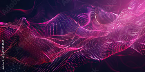 Wavy background lines, flowing pattern backdrop neon futuristic design elements, abstract textured backgrounds, generated ai