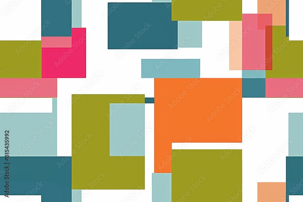 Seamless Colorblock Design Seamless Colorblock Design