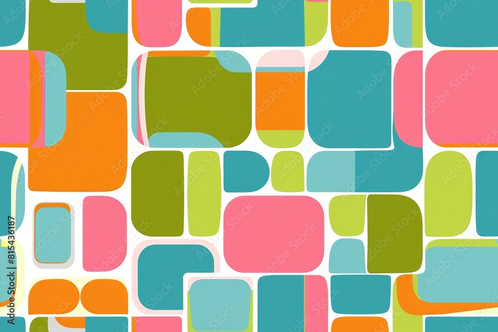 Seamless Colorblock Design Seamless Colorblock Design
