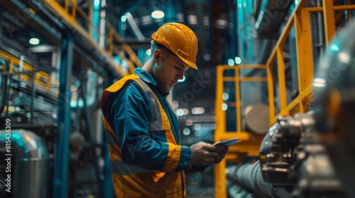 A mechanic calibrating an industrial scale in a bulk material handling facility.