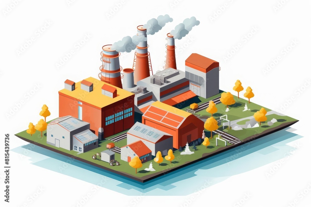 Paper pulp flat design top view paper mill theme animation Complementary Color Scheme Paper pulp flat design top view paper mill theme animation Complementary Color Scheme