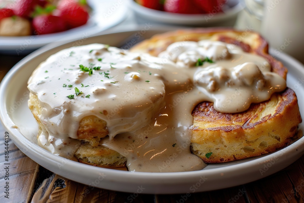 Buttermilk Biscuits and Sausage Gravy Buttermilk Biscuits and Sausage Gravy
