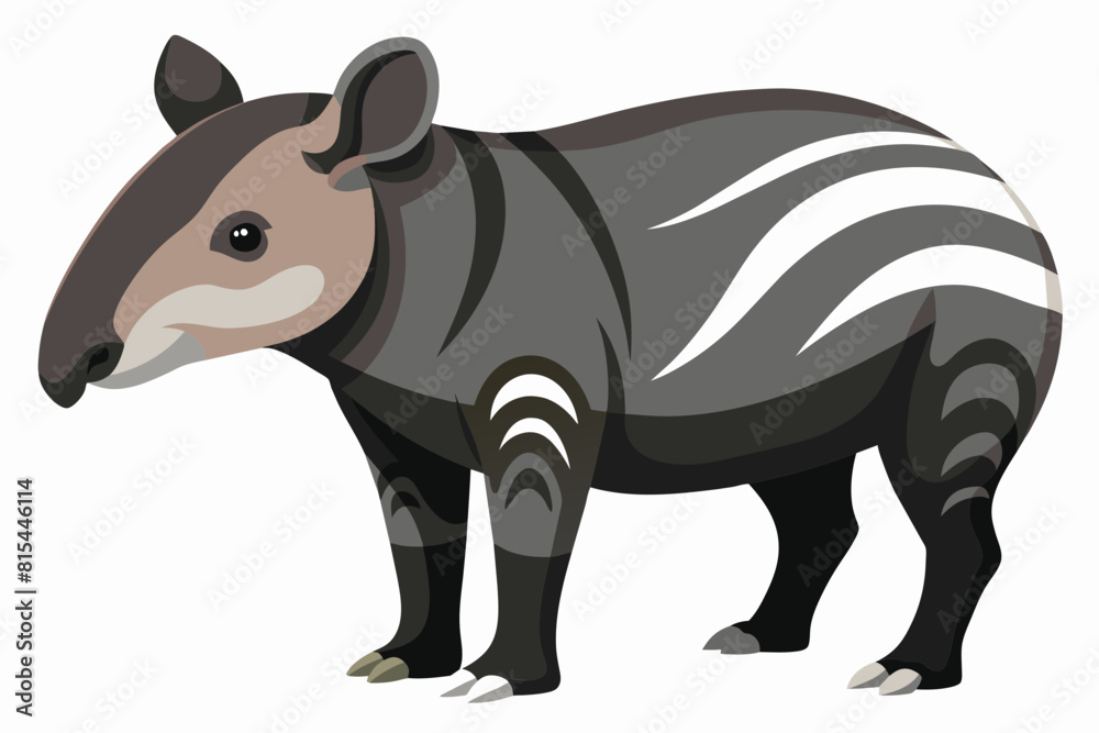 tapir cartoon vector illustration tapir cartoon vector illustration