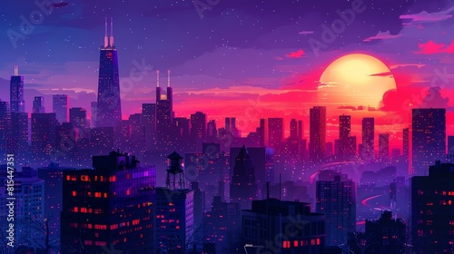 Intriguing Night Cityscape Illustrations Telling Stories of the Night 