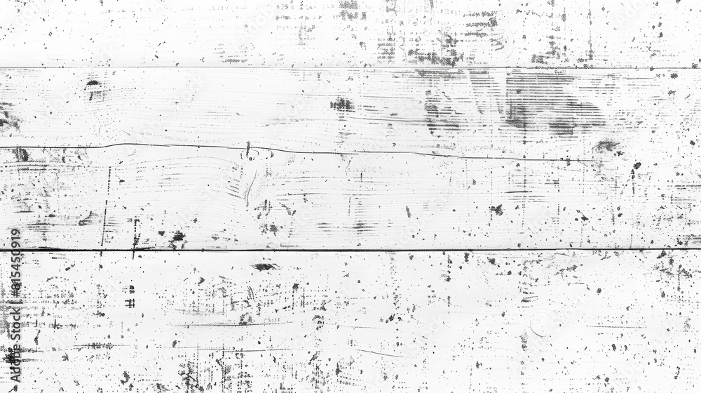 Obraz premium A monochrome image of wood planks bearing paint splatters at their tops and bases