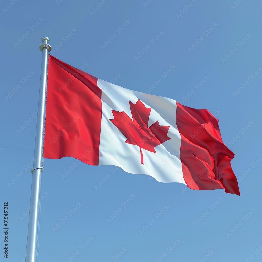 Naklejka premium Happy canada day background