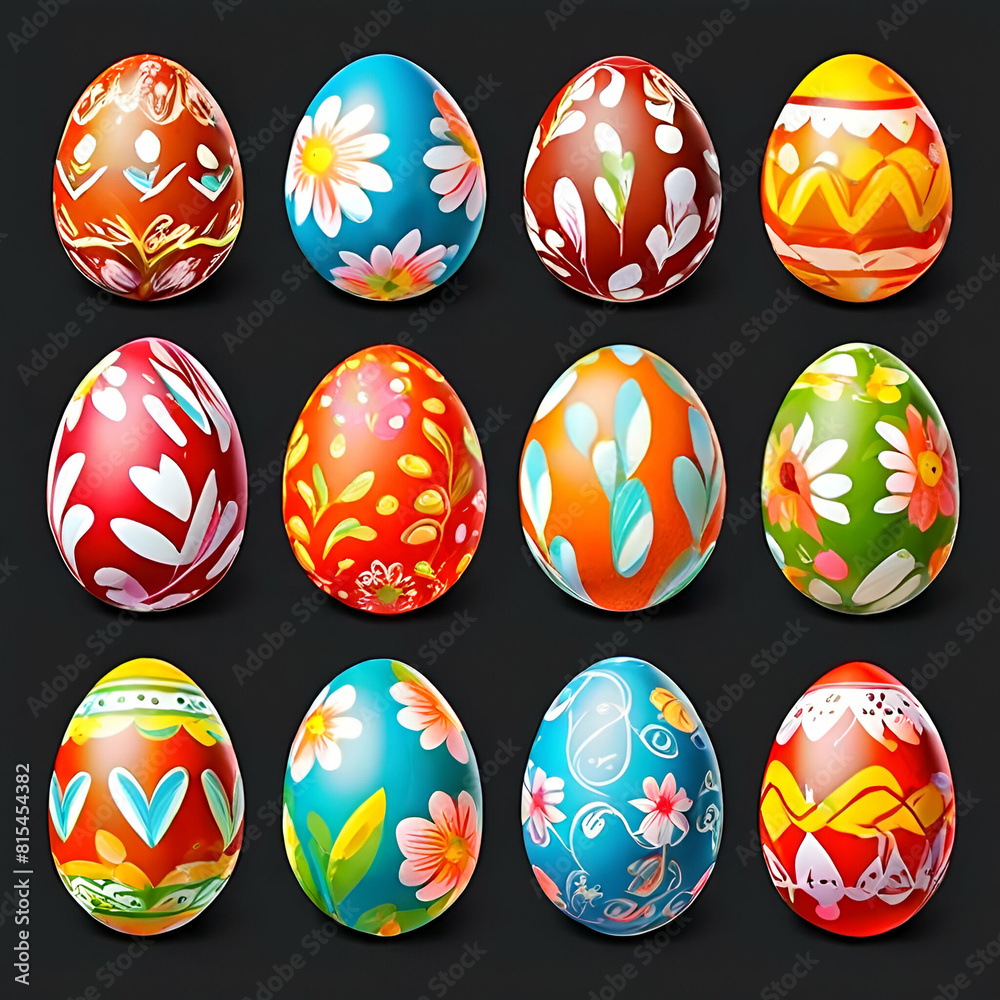 easter eggs set