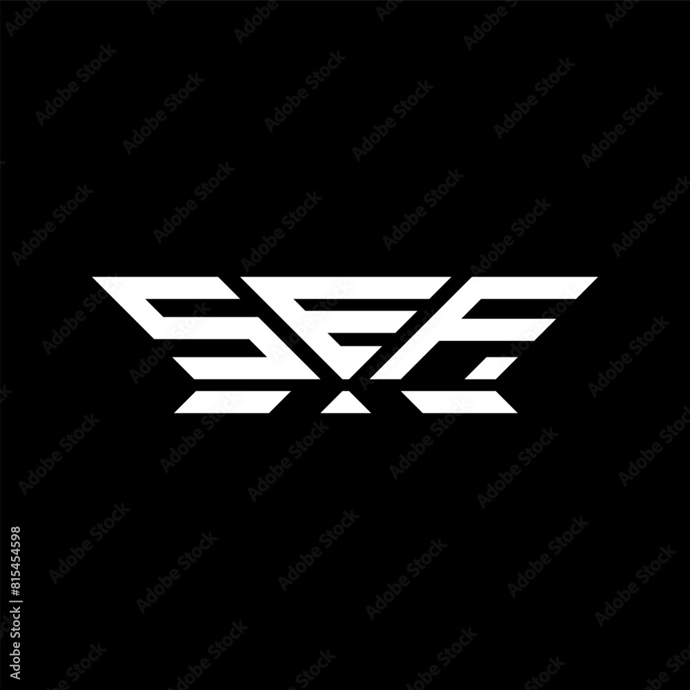SEF letter logo vector design, SEF simple and modern logo. SEF luxurious alphabet design SEF letter logo vector design, SEF simple and modern logo. SEF luxurious alphabet design