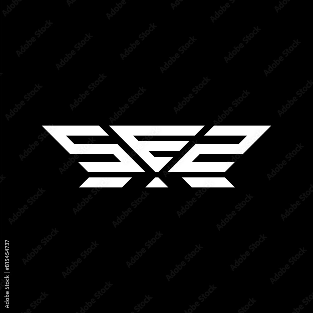 SEZ letter logo vector design, SEZ simple and modern logo. SEZ luxurious alphabet design