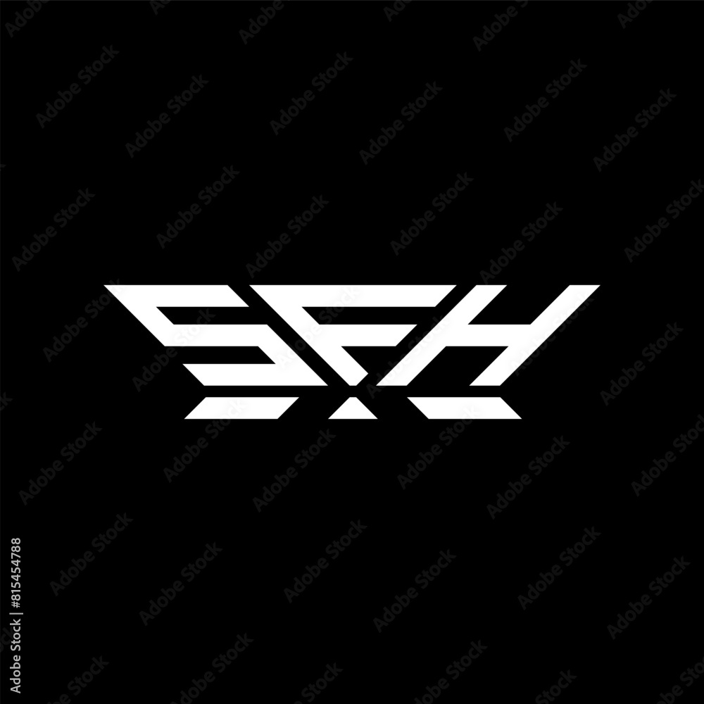 SFH letter logo vector design, SFH simple and modern logo. SFH luxurious alphabet design SFH letter logo vector design, SFH simple and modern logo. SFH luxurious alphabet design