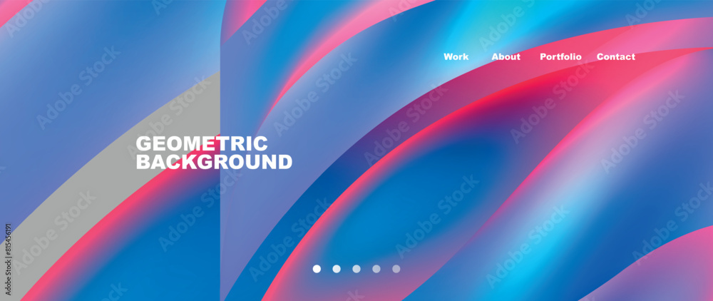 Bright multicolored geometric abstract shapes. Minimal trendy simplicity concept. Modern overlapping forms Bright multicolored geometric abstract shapes. Minimal trendy simplicity concept. Modern overlapping forms