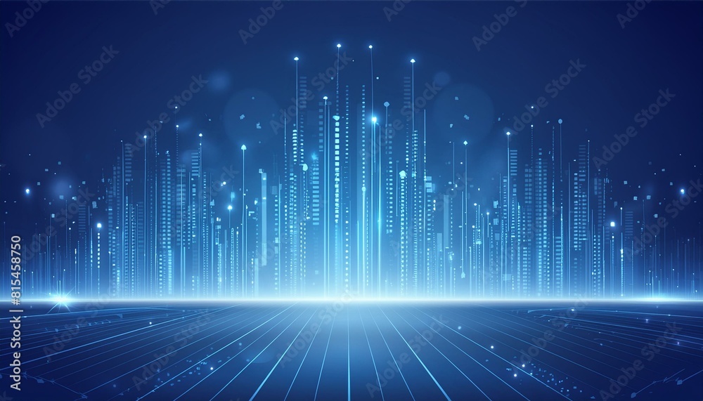 an immersive blue technology background reminiscent of a digital matrix, symbolizing the interconnectedness of modern technology an immersive blue technology background reminiscent of a digital matrix, symbolizing the interconnectedness of modern technology