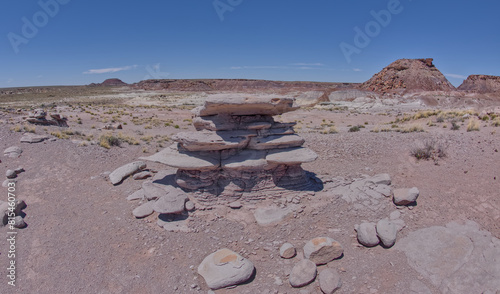 Wind Sculpture by Anvil Hill in Petrified Forest AZ