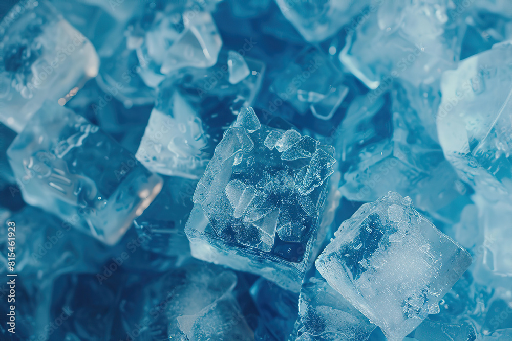 Generative ai on theme of beautiful texture transparent ice for design natural abstract background