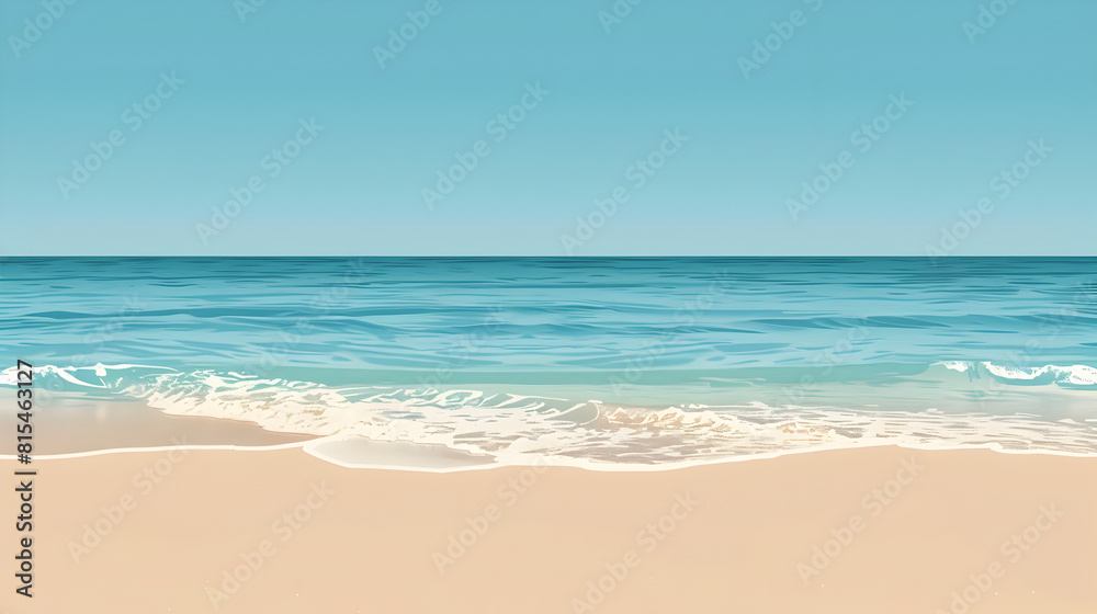 Beautiful wave on the beach background Beautiful wave on the beach background