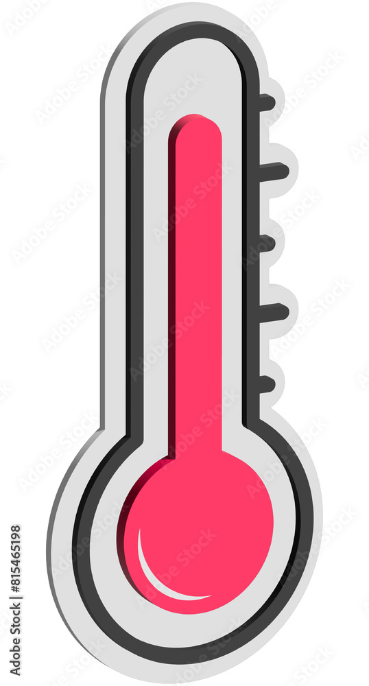 3d thermometer icon, 3-dimension thermometer for researcher in medical, three-dimensional temperature symbol 3d thermometer icon, 3-dimension thermometer for researcher in medical, three-dimensional temperature symbol