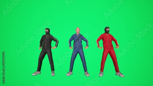 Wallpaper Mural super cool men dancing in tracksuits Torontodigital.ca