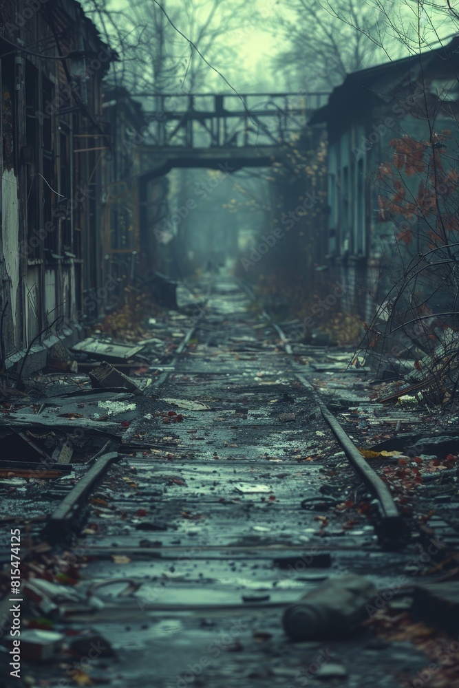 Destroyed City, Natural Disaster, After War. Destroyed City, Natural Disaster, After War.