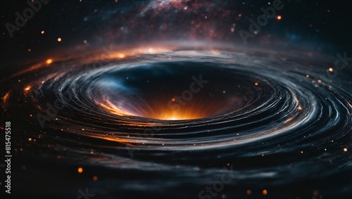 supermassive black hole strokes galaxy photo