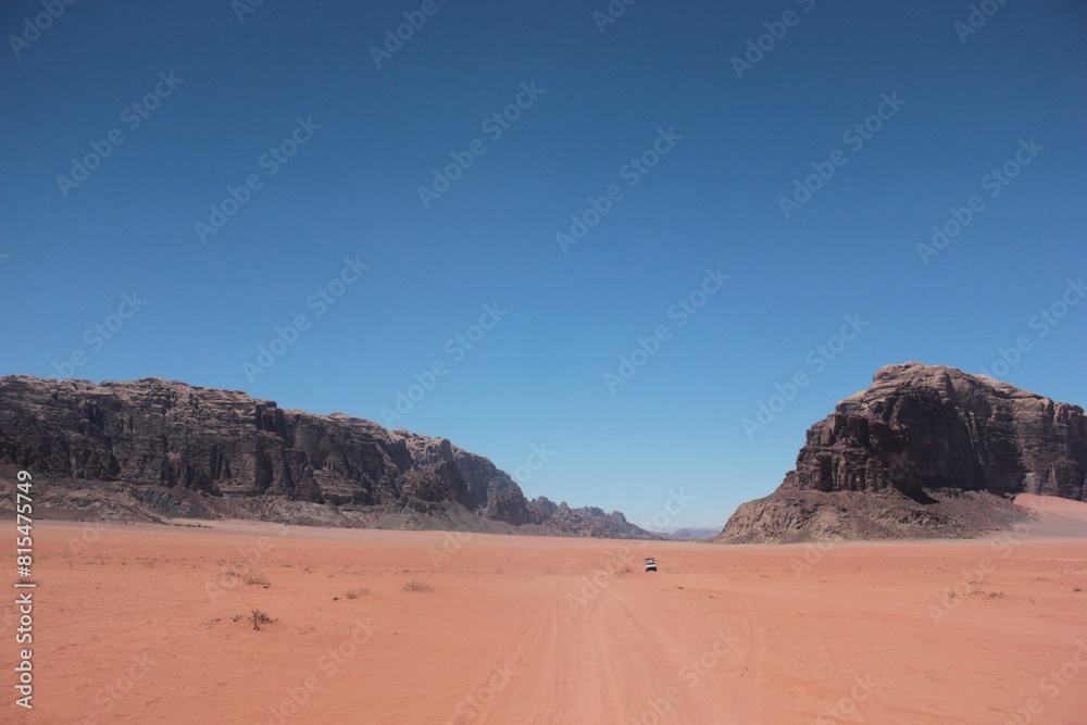 Naklejka premium wadi rum desert