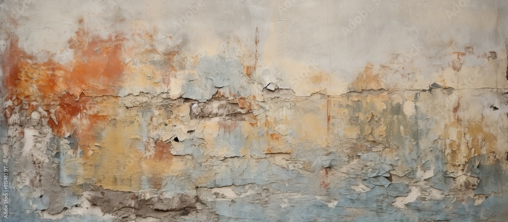 Aged wall with peeling paint texture. Creative banner. Copyspace image Aged wall with peeling paint texture. Creative banner. Copyspace image