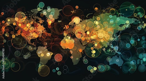 Geospatial Visualizations: Explore geographic data with images of geospatial visualizations, such as choropleth maps, bubble maps, and cartograms, which use color, size, and shape to represent spatial photo